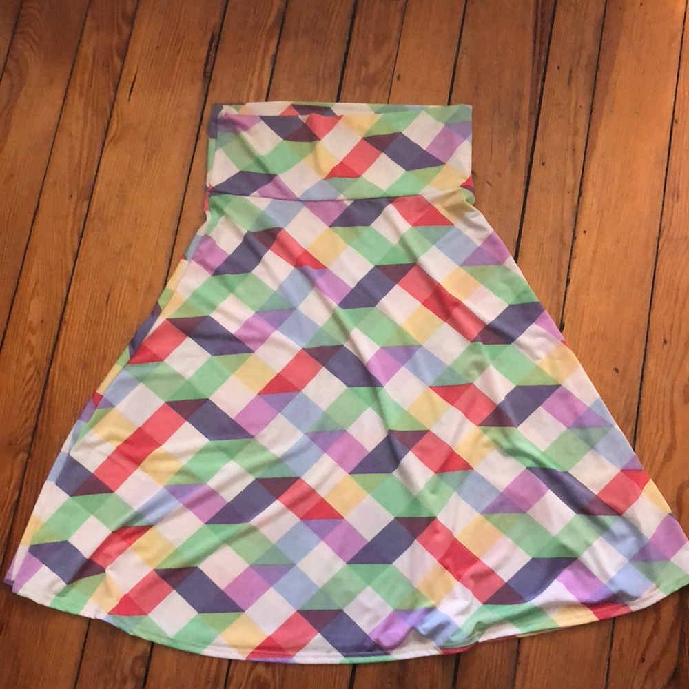 Colorful LulaRoe Azure Skirt